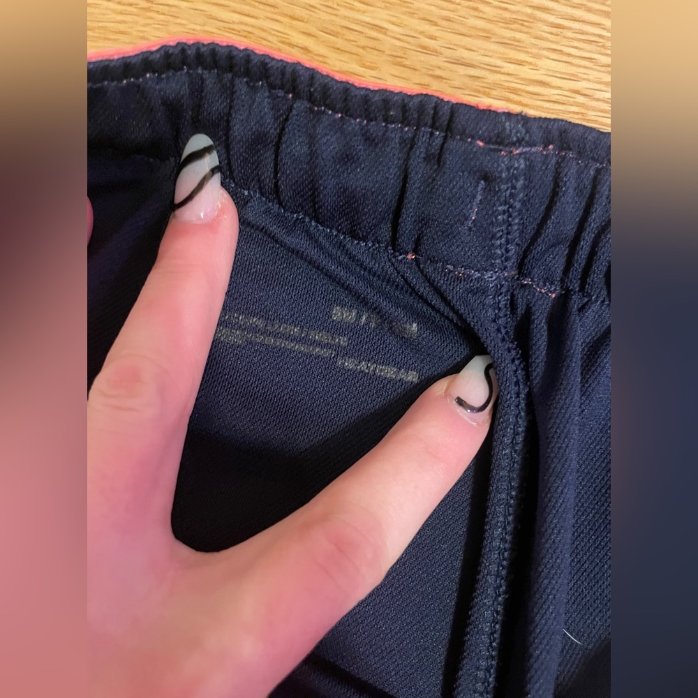 navy blue under armour shorts